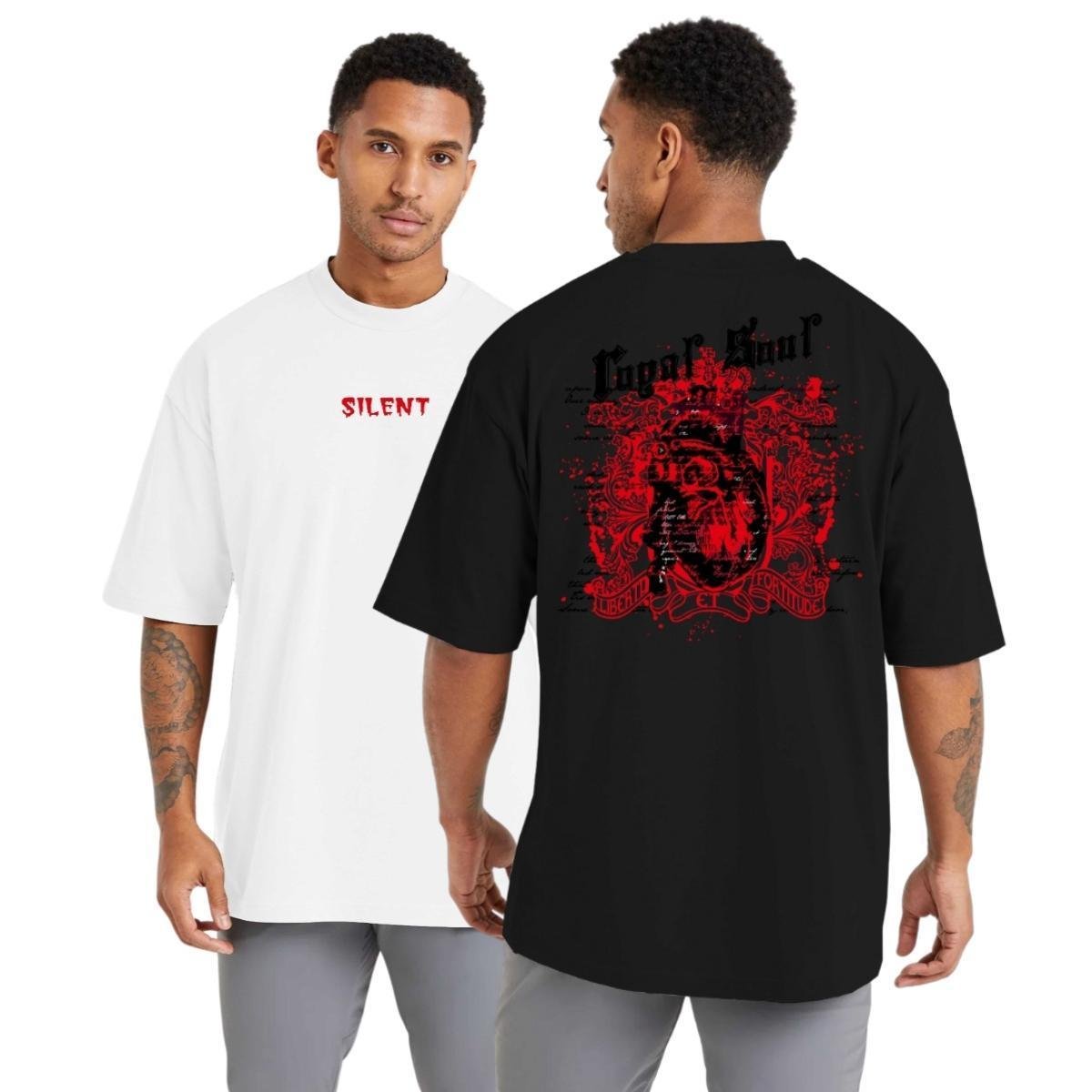 Conjunto 2 Camisetas Oversized Algodão para Treino, Academia e Esportes com Gola Redonda Menor preço em Conjunto 2 Camisetas Oversized Algodão para Treino, Academia e Esportes com Gola Redonda