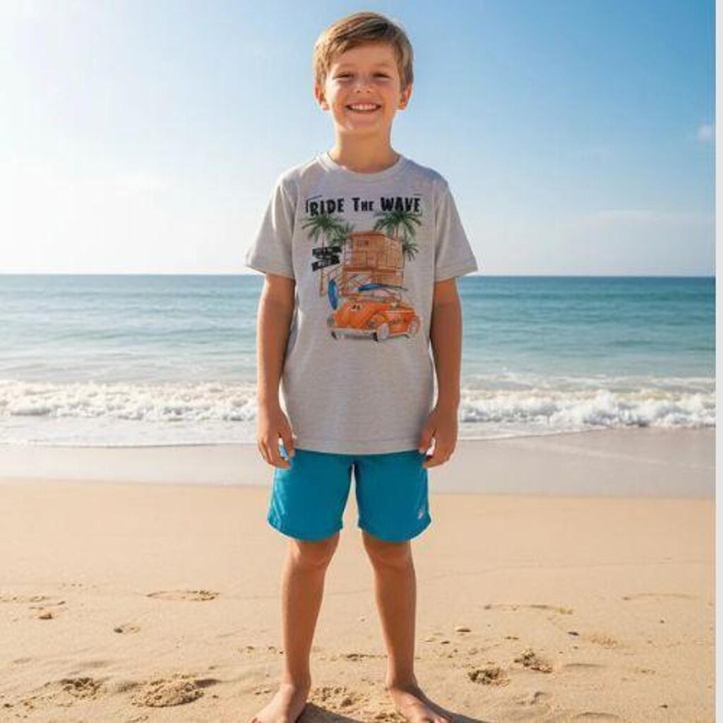 Conjunto 2pçs Curto Infantil Rei Rex