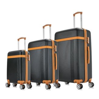 Conjunto 3 malas de viagem 4 rodas 360° Bruges Swiss Move