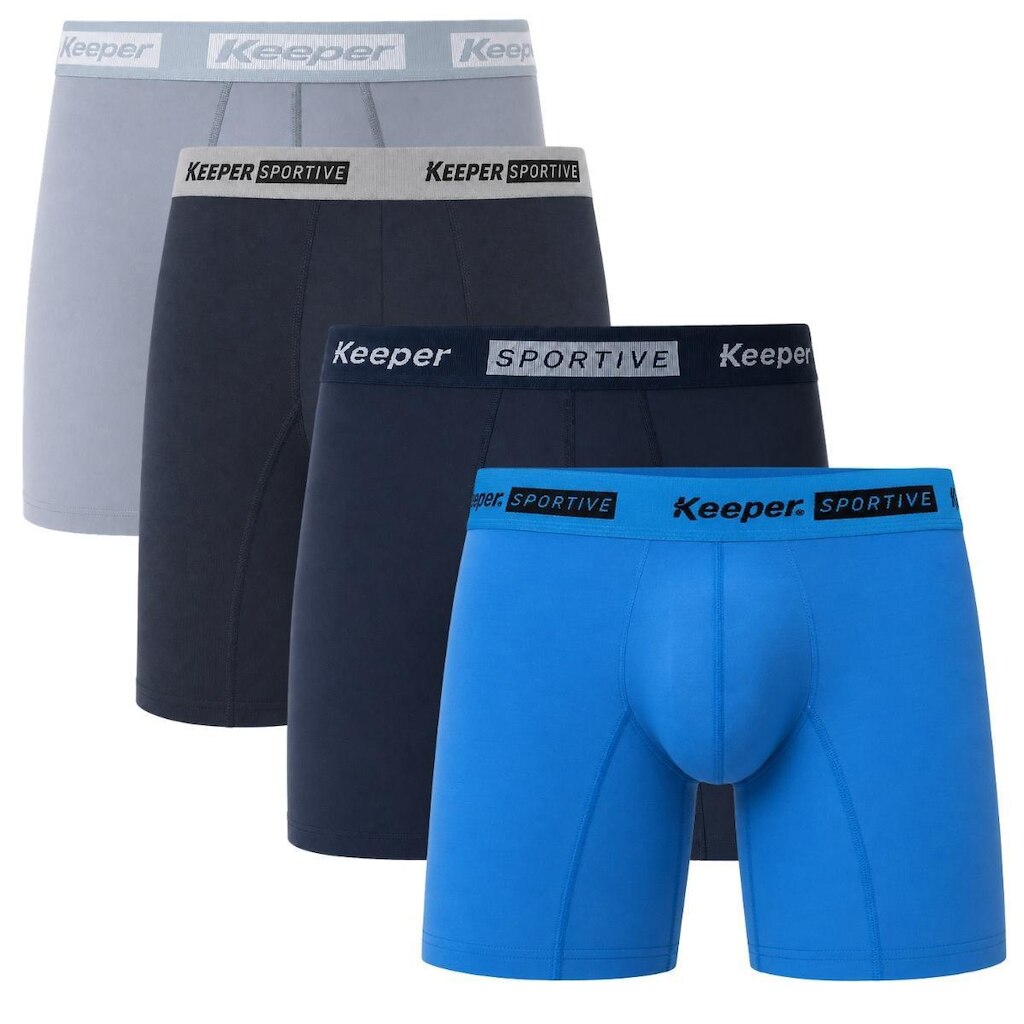 Conjunto 4 Cuecas Boxer Longleg Térmica Corrida Keeper