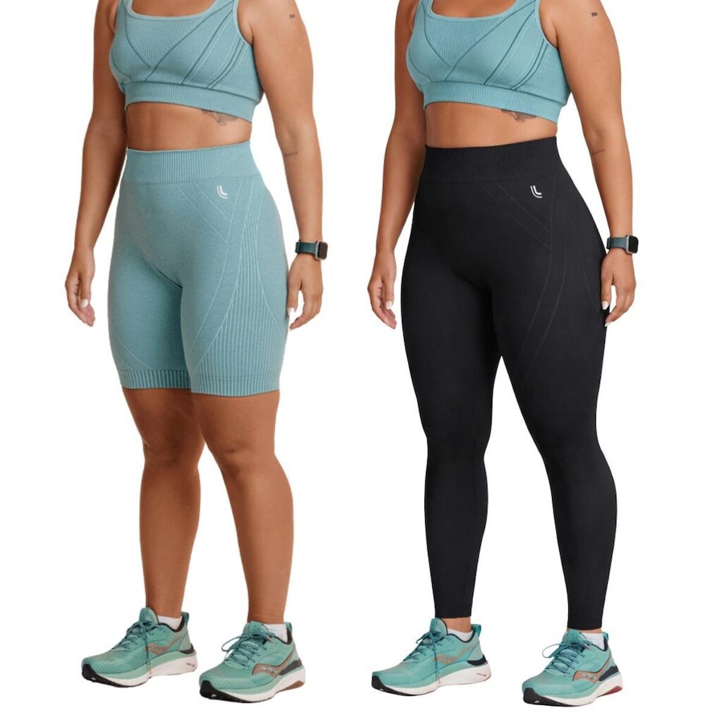 Conjunto Academia Lupo Max Calça Legging E Bermuda