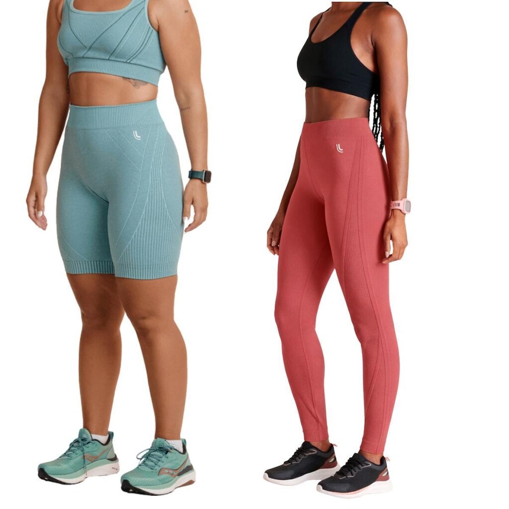 Conjunto Academia Lupo Max Calça Legging E Bermuda