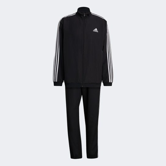 Conjunto Adidas 3 Listras Masculino - Preto+Branco é ruim? Conjunto Adidas 3 Listras Masculino - Preto+Branco é boa?