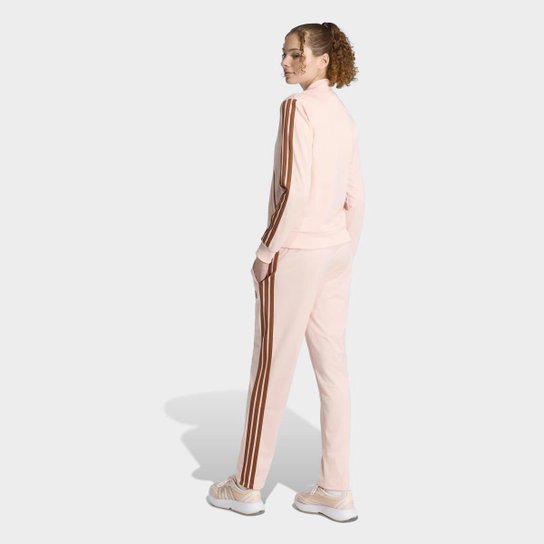 Conjunto Adidas Essentials 3 Stripes Feminino