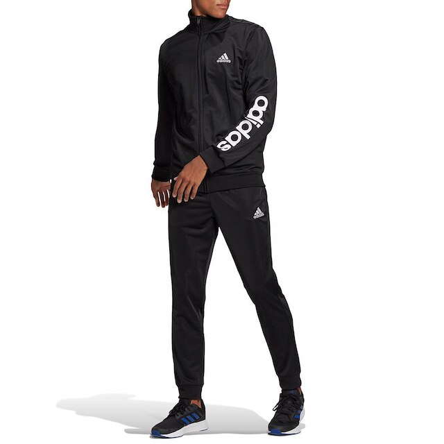 Conjunto Adidas Logo Linear Jaqueta + Calça Masculino - Preto é ruim? Conjunto Adidas Logo Linear Jaqueta + Calça Masculino - Preto é boa?