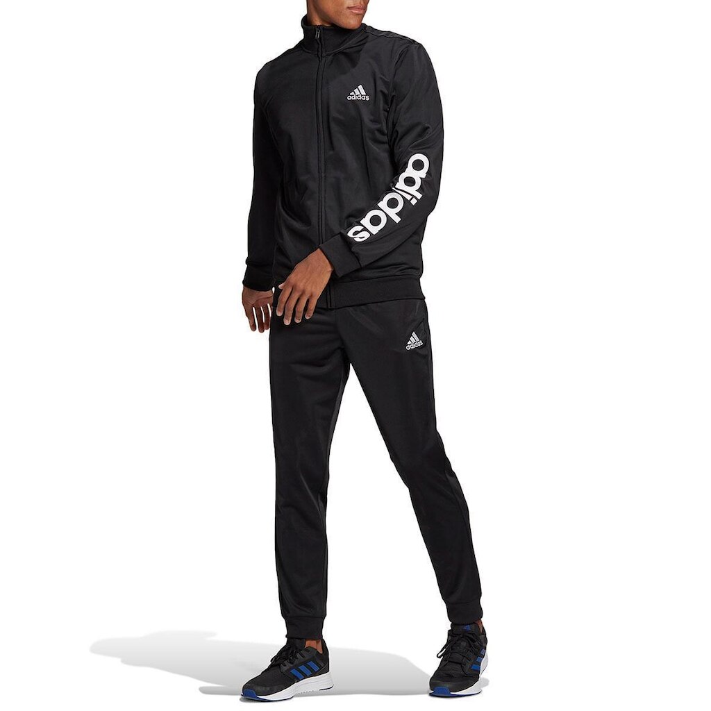 Conjunto Adidas Logo Linear Jaqueta + Calça Masculino