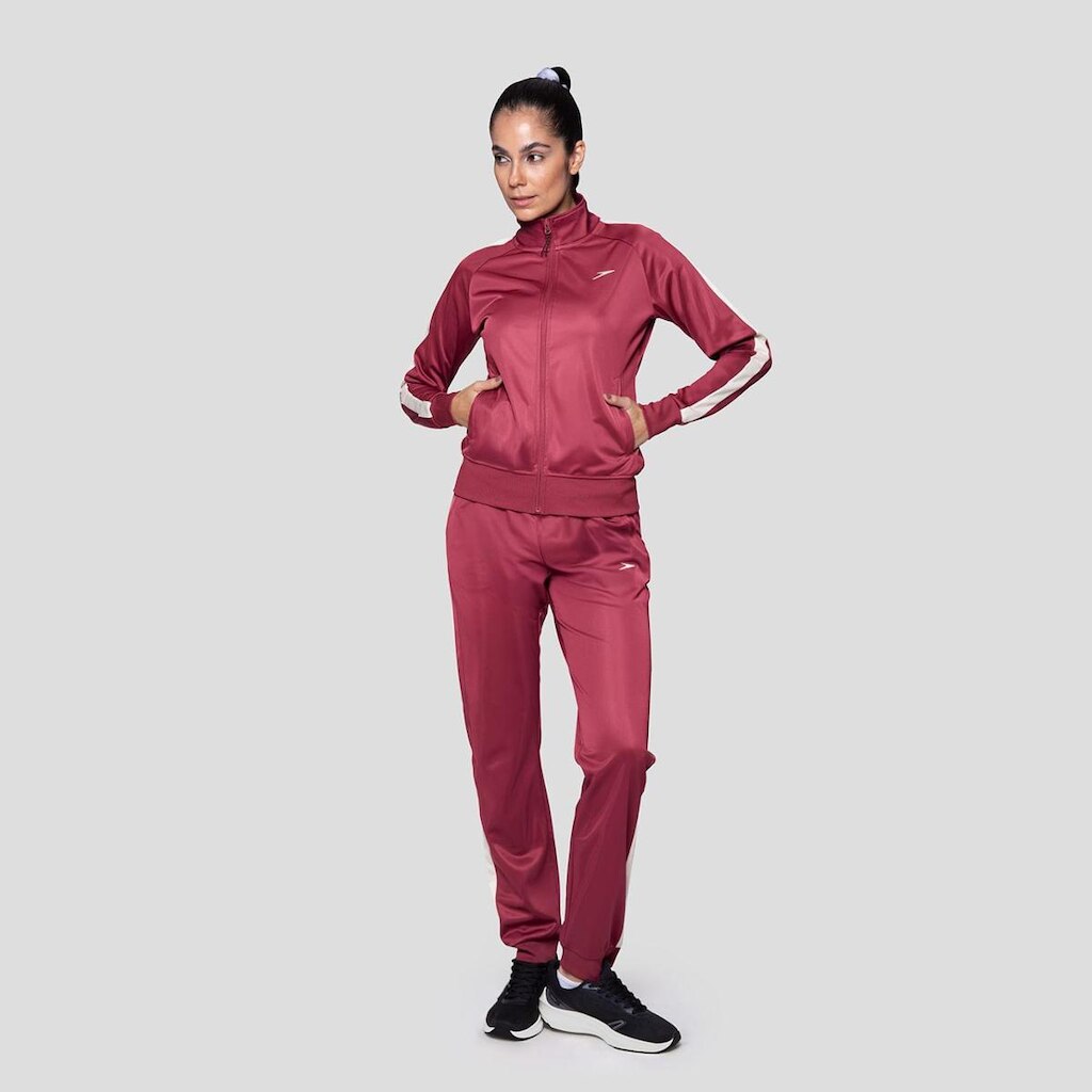 Conjunto Agasalho Calça Feminino Basic Sports Speedo