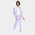Conjunto Agasalho Fluxo Kappa Feminino - Lilás+Preto