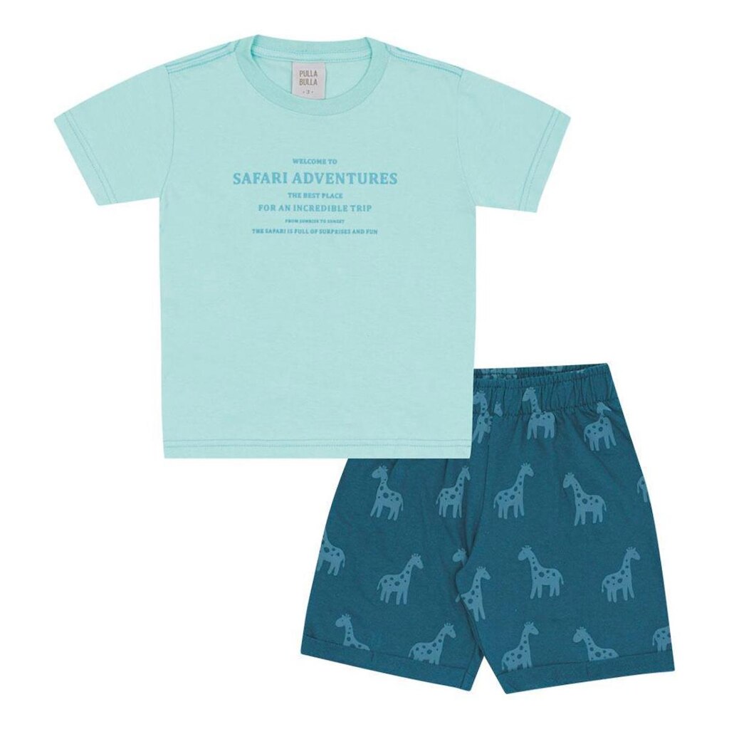 Conjunto Azul Primeiros Passos Menino - 53374-1364