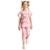 CONJUNTO BAILARINA BLUSA  ALONGADA LEGGING FLY TECH KUKIÊ - Rosa Claro