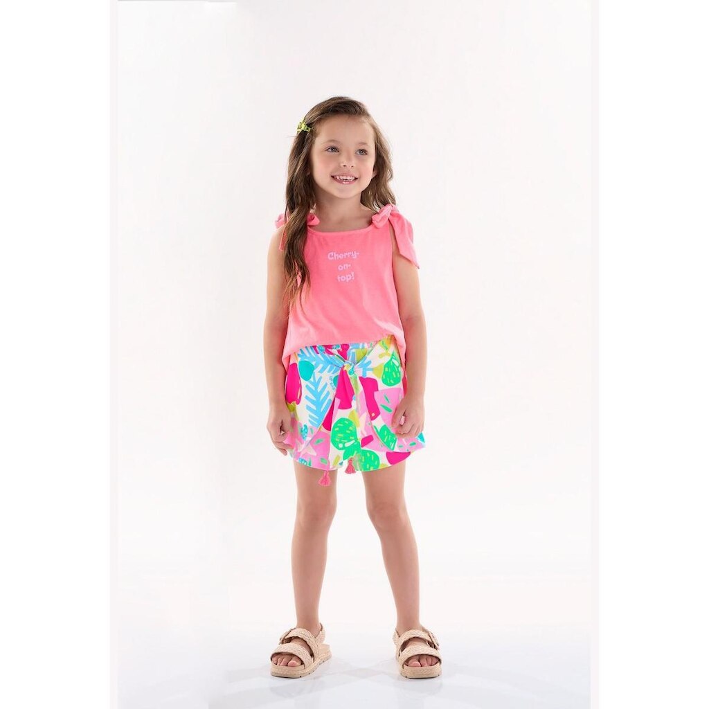 Conjunto Bata e Short Infantil para Menina Up Baby