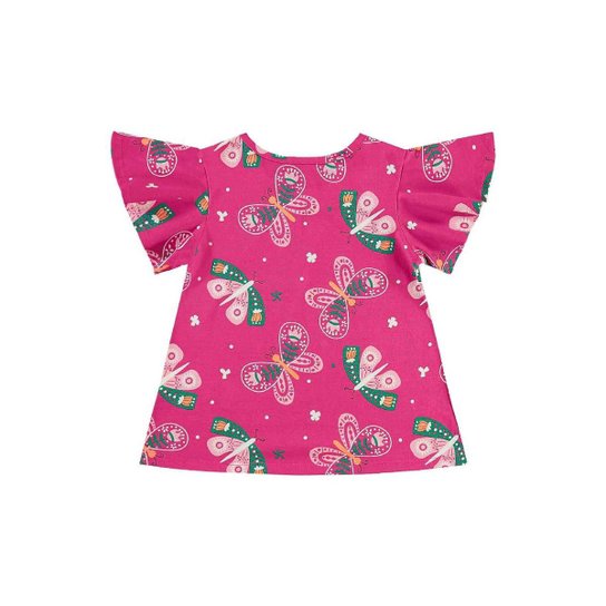 Conjunto Bata e Short Menina Bee Loop