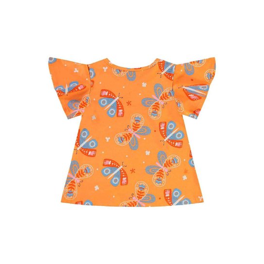 Conjunto Bata e Short Menina Bee Loop
