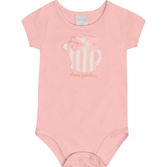Conjunto Bebê Menina Body e Saia Pulla Bulla Ref. 50520