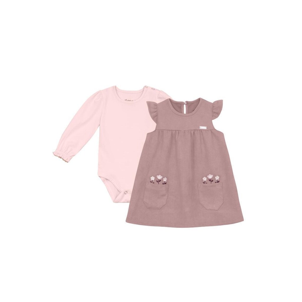 Conjunto bebê menina de flores Mundi
