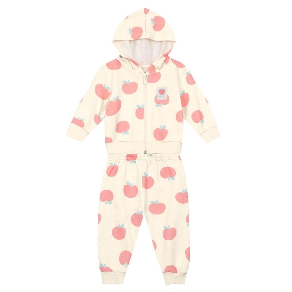 Conjunto bebê menina em moletom Brandili Baby