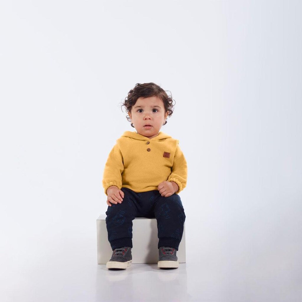 Conjunto Bebe Menino - Amarelo - 52678-345