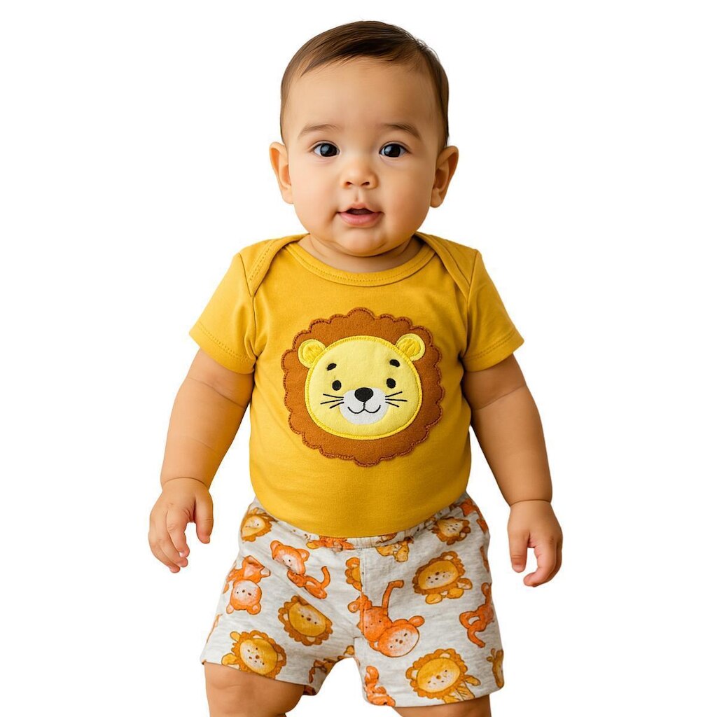 Conjunto Bebê Menino Body e Shorts Kyly