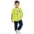 Conjunto Bebê Menino Inverno Jaqueta e Calça Moletom Peluciado 2 Peças Tam P a G - Angerô - Amarelo
