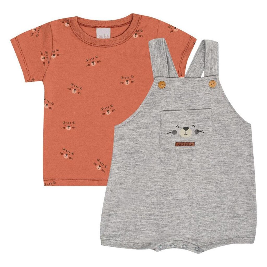 Conjunto Bebê Menino - Mescla - 50562-567