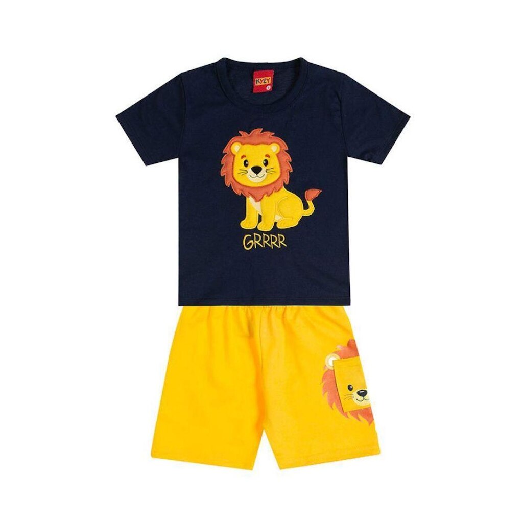 Conjunto bebê verão menino Ref 1001068