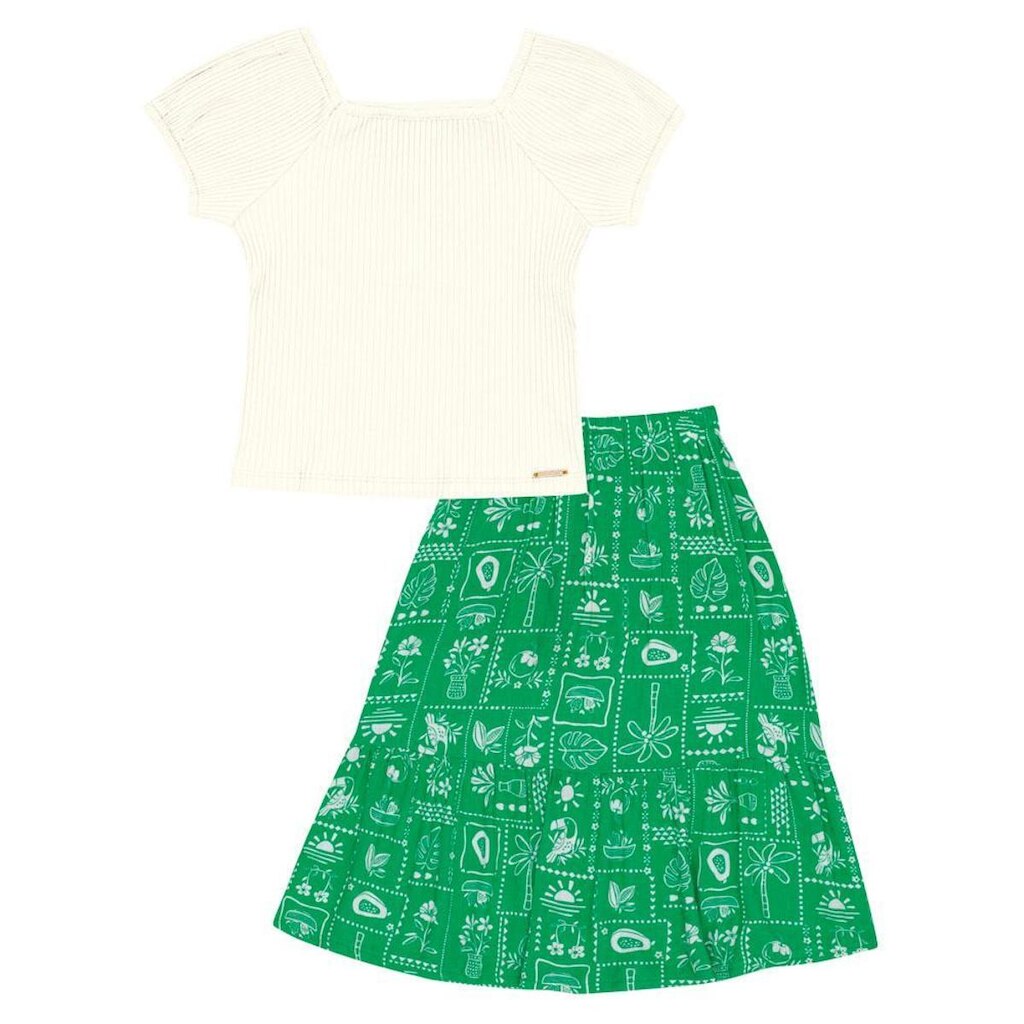 Conjunto Bege Infantil Pulla Bulla Menina - 53439-1271