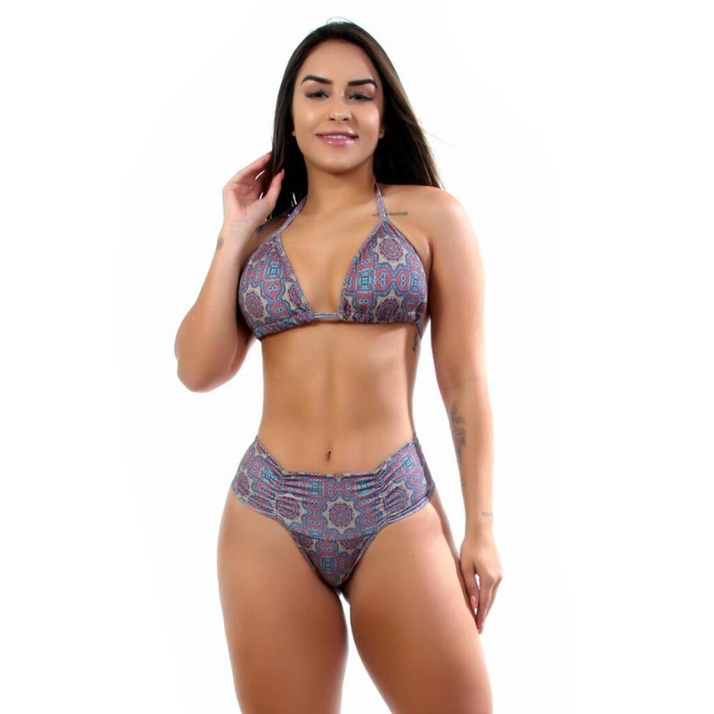 Conjunto Biquíni Franzido C/Bojo