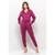 Conjunto Bisô Blusa e Calça Jogger Fúcsia - Rosa - P - Rosa