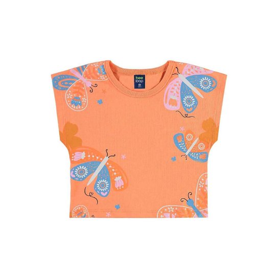 Conjunto Blusa Borboleta e Short Bee Loop