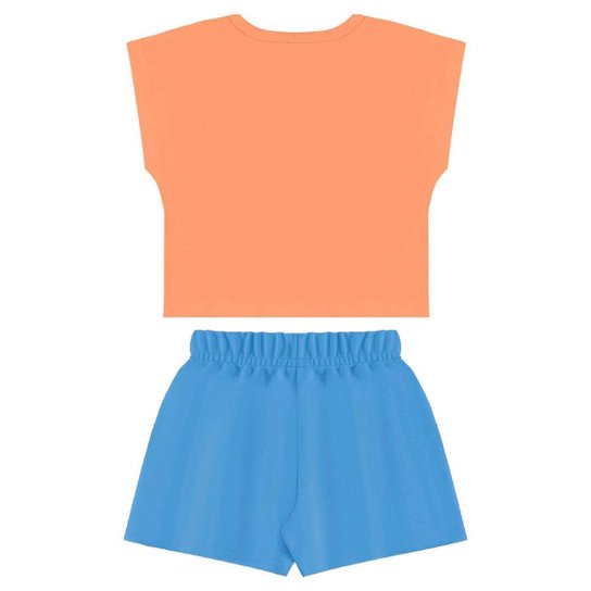Conjunto Blusa Borboleta e Short Bee Loop
