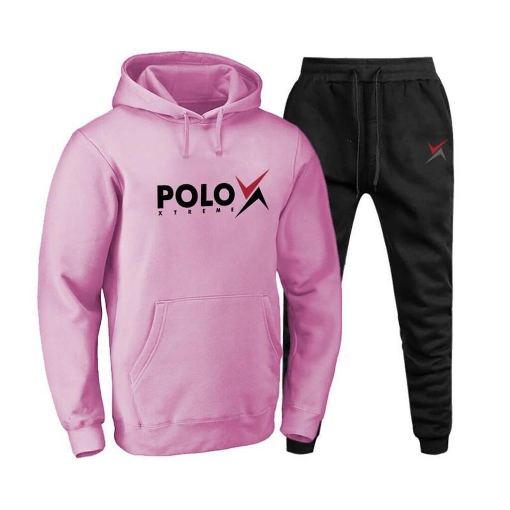 Conjunto Blusa Casaco Calça Moleton Boné Polo Extreme Confortável
