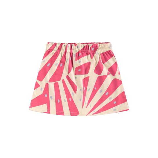 Conjunto Blusa Cropped e Short-Saia Bee Loop