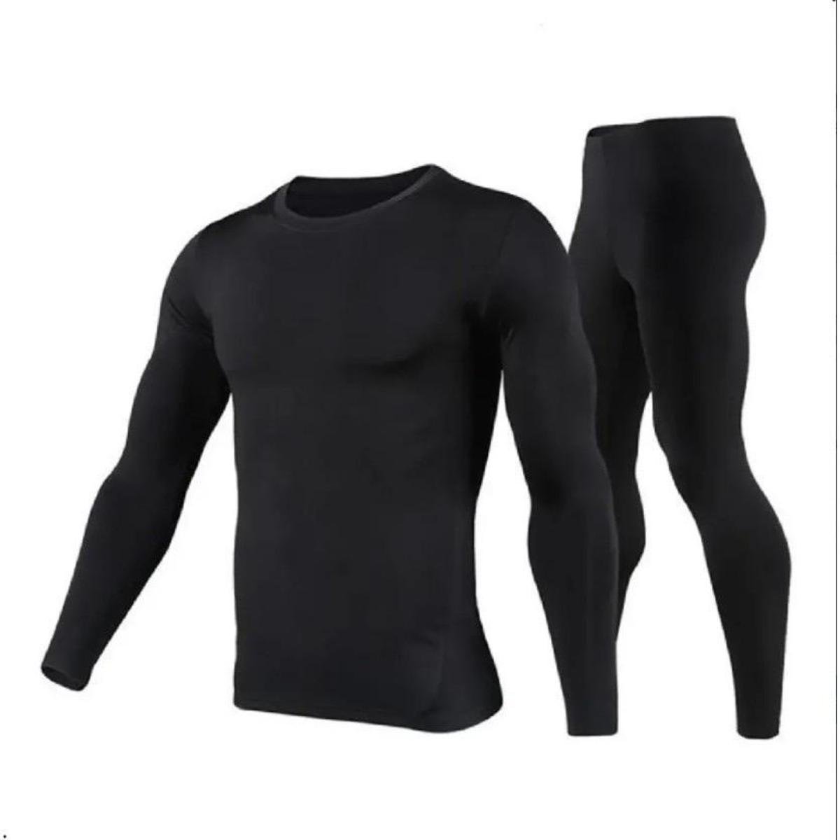 Conjunto Blusa e Calça Térmica UV Unissex Segunda Pele Menor preço em Conjunto Blusa e Calça Térmica UV Unissex Segunda Pele