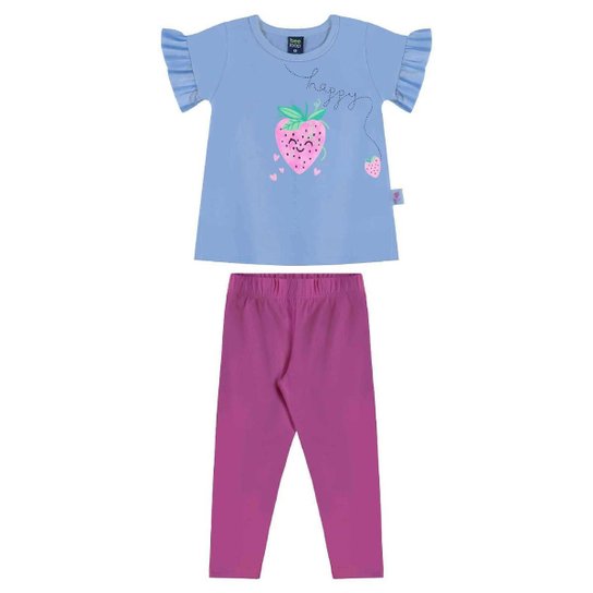 Conjunto Blusa e Legging Menina Bee Loop