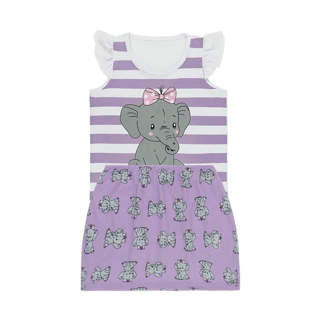 Conjunto Blusa e Saia Elefantinho - Destak