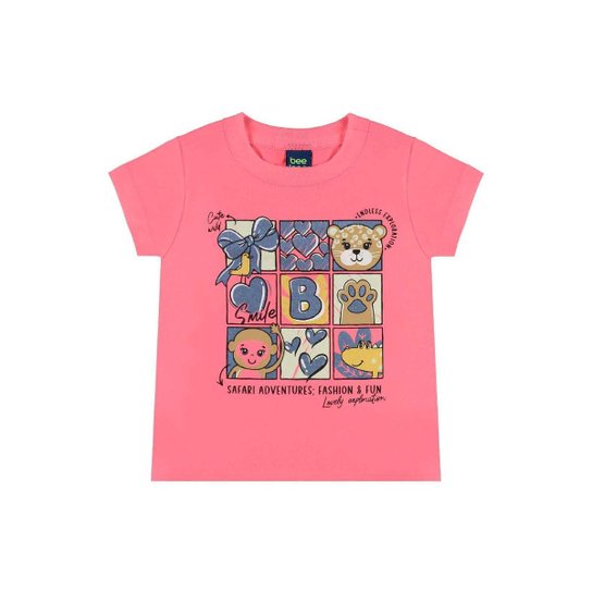 Conjunto Blusa e Short Menina Bee Loop
