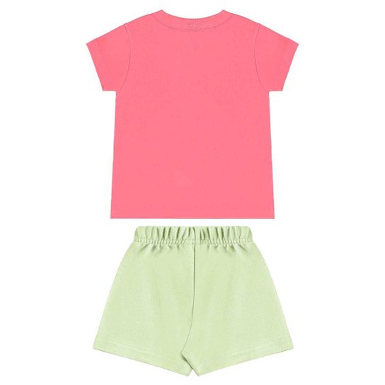 Conjunto Blusa e Short Menina Bee Loop