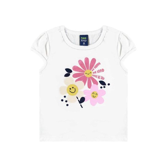 Conjunto Blusa Florezinhas e Short Bee Loop