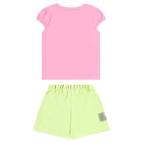 Conjunto Blusa Florezinhas e Short Bee Loop