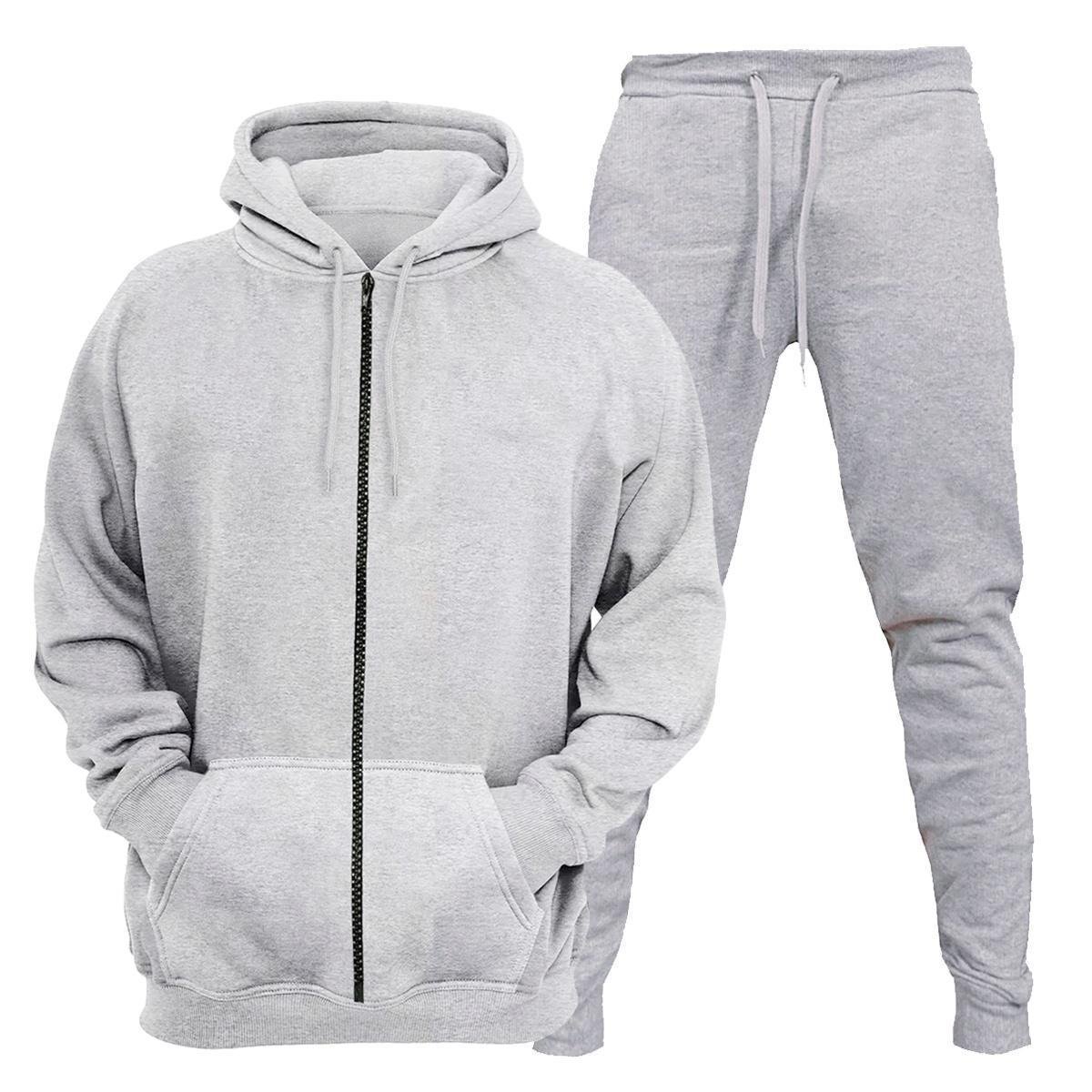 Conjunto Blusa Moletom Aberta Com Zíper E Calça Moletom Plus Size Menor preço em Conjunto Blusa Moletom Aberta Com Zíper E Calça Moletom Plus Size