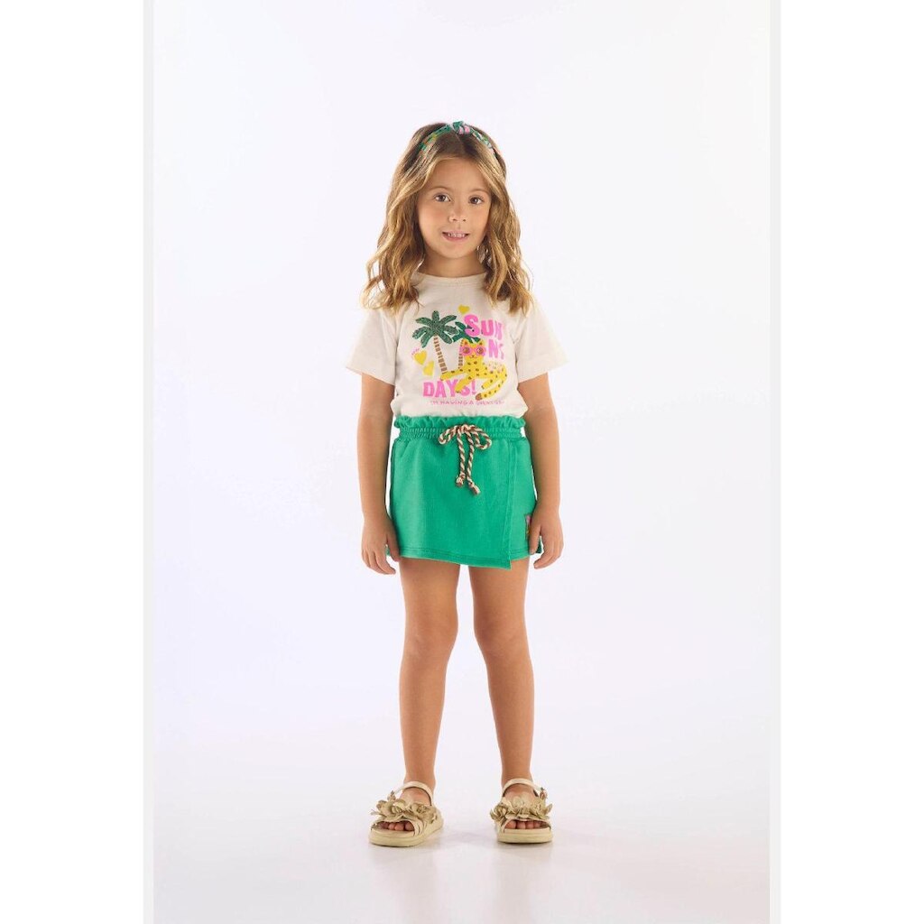 Conjunto Blusa Short-Saia Up Baby