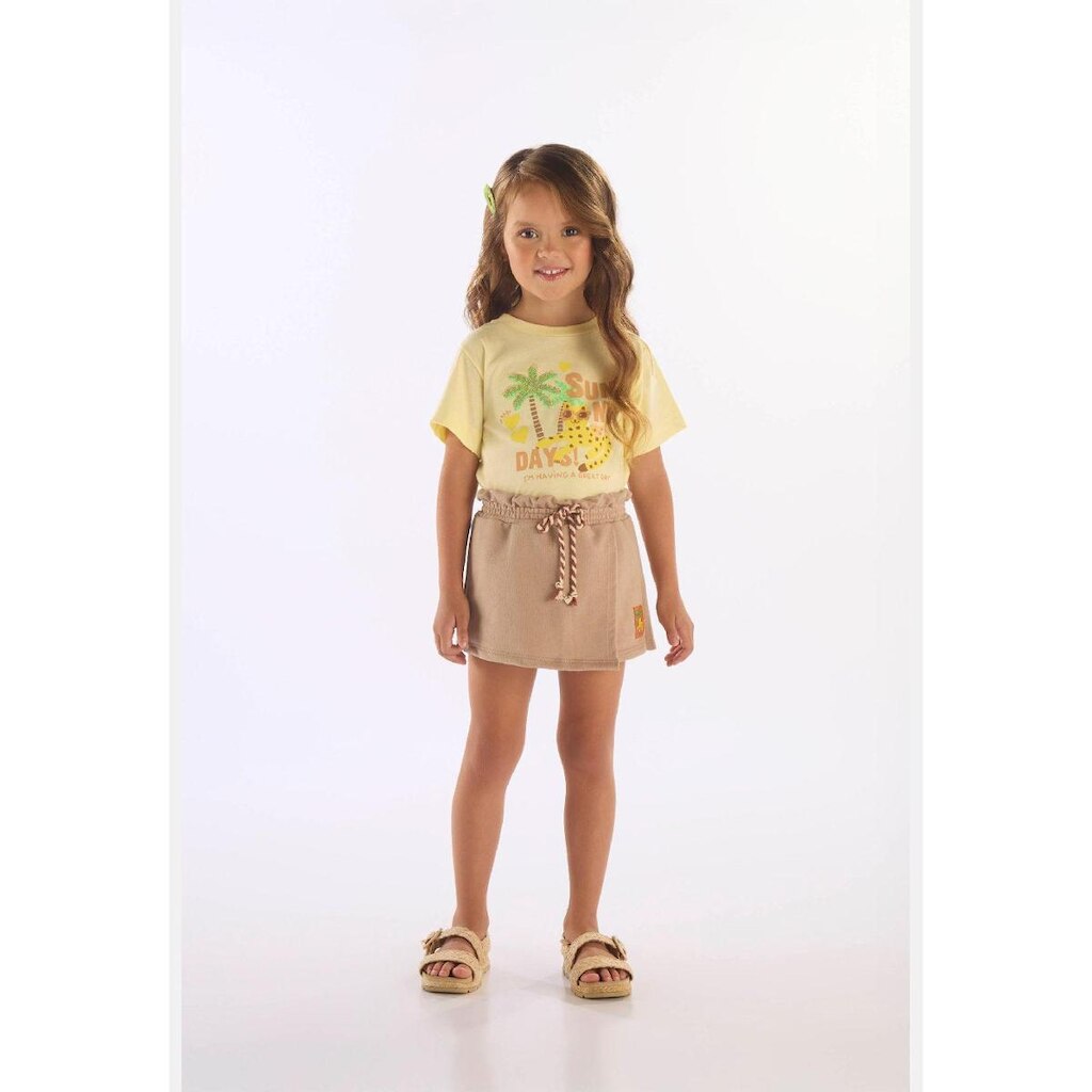 Conjunto Blusa Short-Saia Up Baby