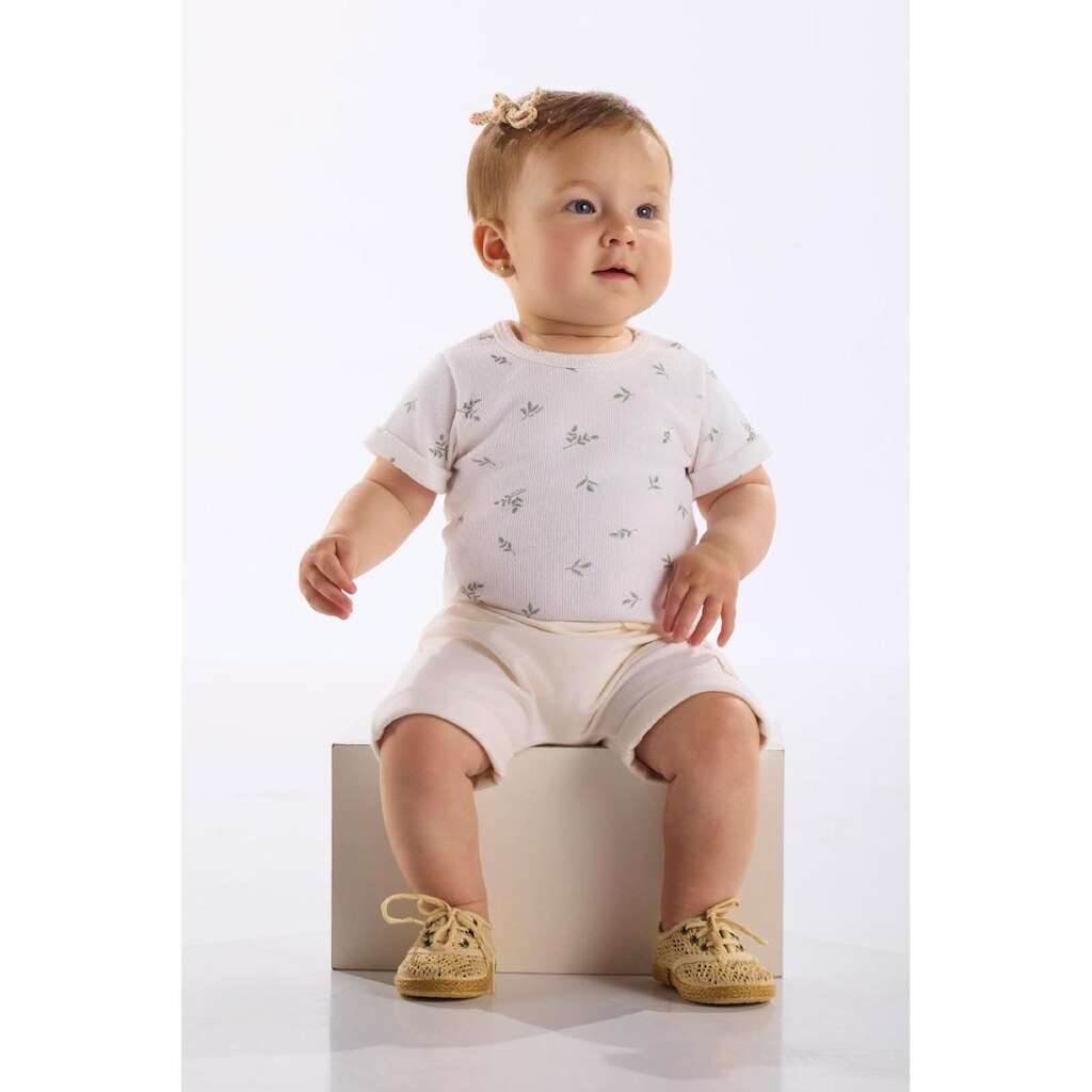 Conjunto Body e Short Unissex Bebê Up Baby