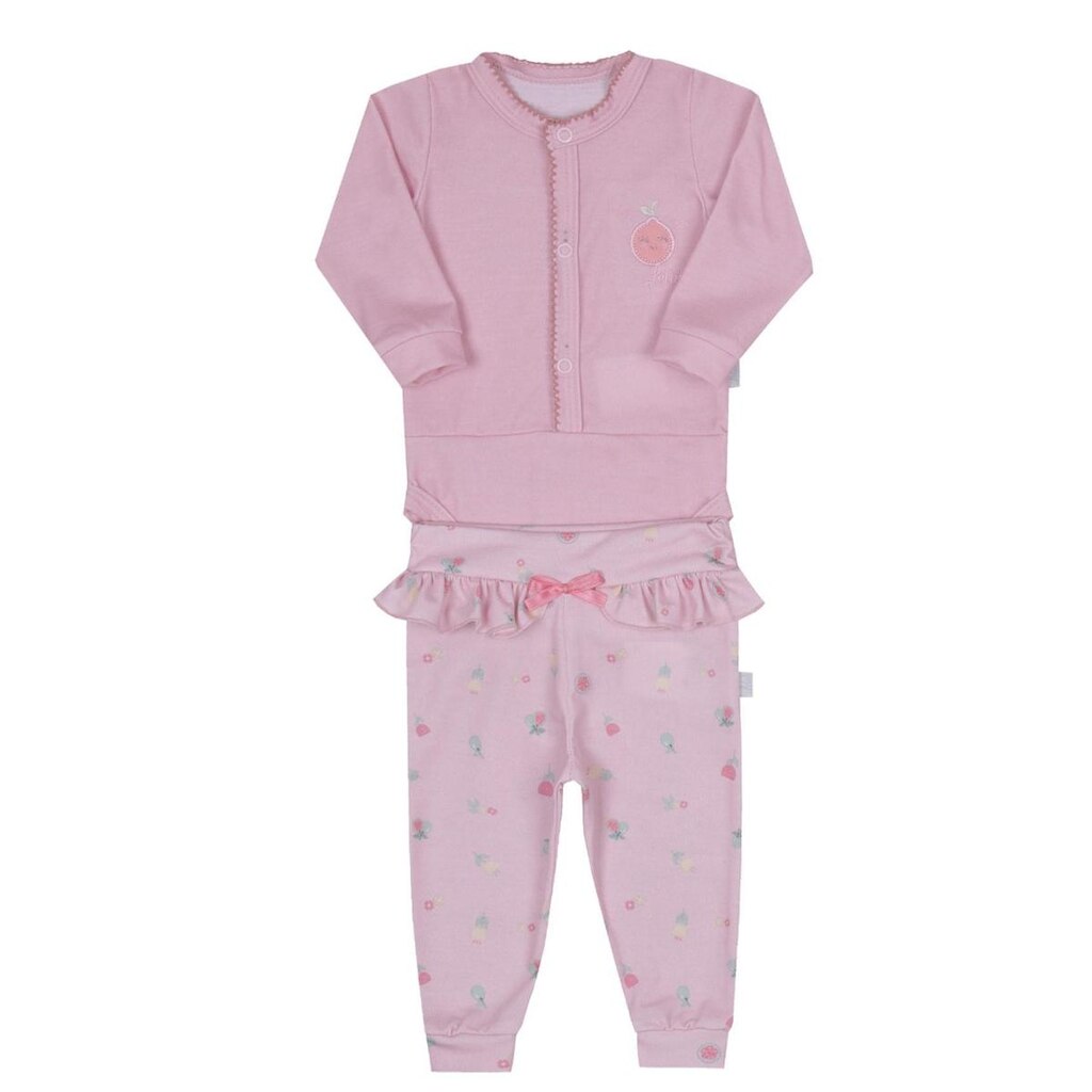 Conjunto Body Manga Longa e Calça Frutinhas Letut