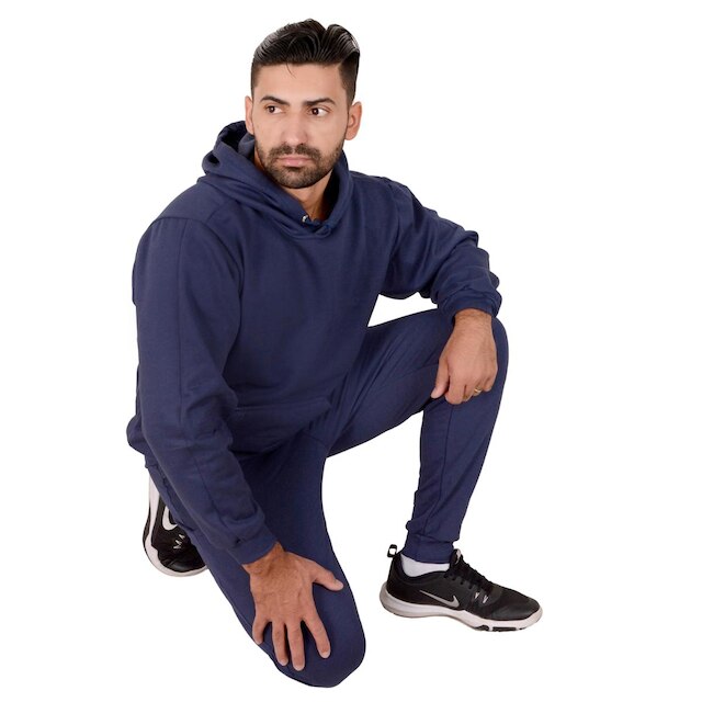 Conjunto Calça Academia Jogger Moletom Blusa Masculino Feminino com Capuz e Bolso - METHODIC