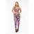 Conjunto Calça e Top Nadador Estampa Em Roxo - Roxo