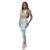 Conjunto Calca Legging Comum + Top Glow Ocean Moving - Azul