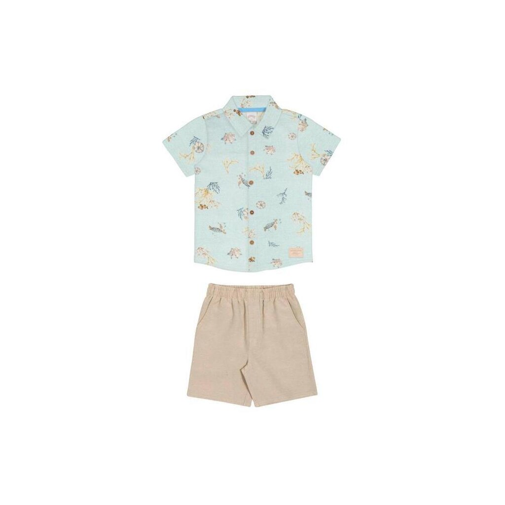 Conjunto Camisa e Bermuda Infantil Menino Alakazoo Ref 44952