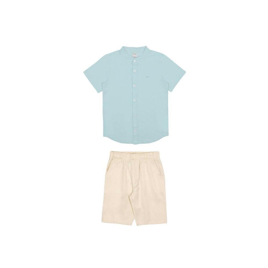 Conjunto Camisa e Bermuda Infantil Menino Alakazoo Ref 44955