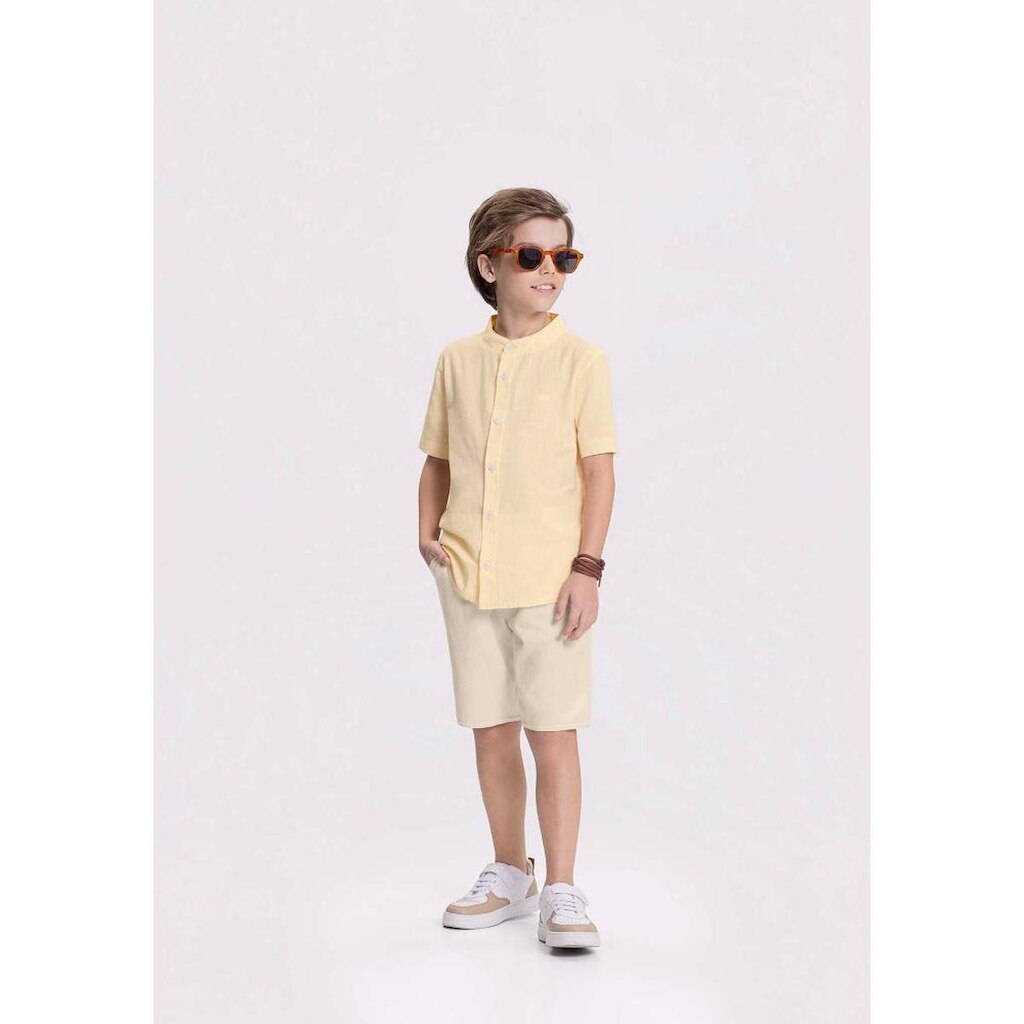 Conjunto Camisa e Bermuda Infantil Menino Alakazoo Ref 44955